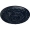 Ekena Millwork Amelia Ceiling Medallion (Fits Canopies up to 4 1/8"), Hnd-Painted Midnight Dream, 15 3/4"OD x 5/8"P CM16AMMDF - alternate 3